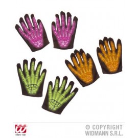 Mănuși Copil Schelet Widmann | Accesorii Halloween