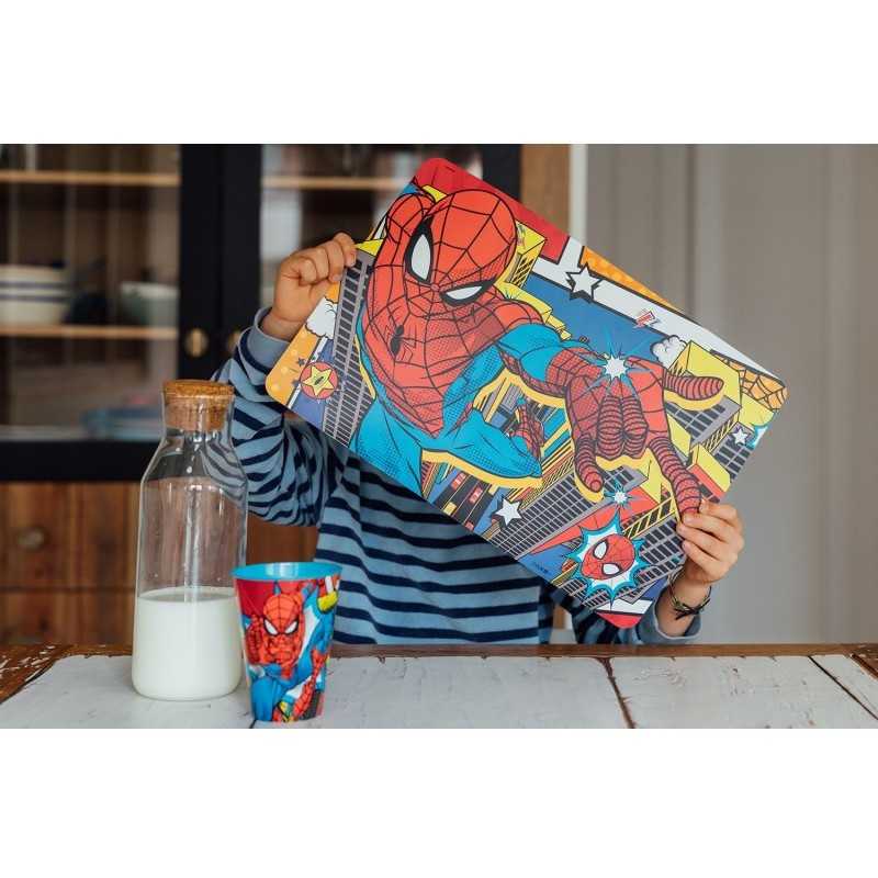 Napron TataWay Spiderman Plastic Alimentar 43x28cm