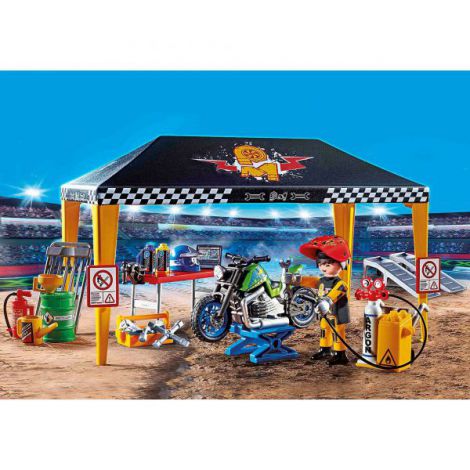 Cort Reparatii Auto Playmobil Stunt Show PM70552 - imagine 3