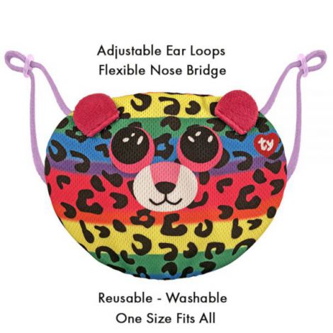 Masca Fashion Leopard DOTTY Ty | Protecție Stylish - imagine 5