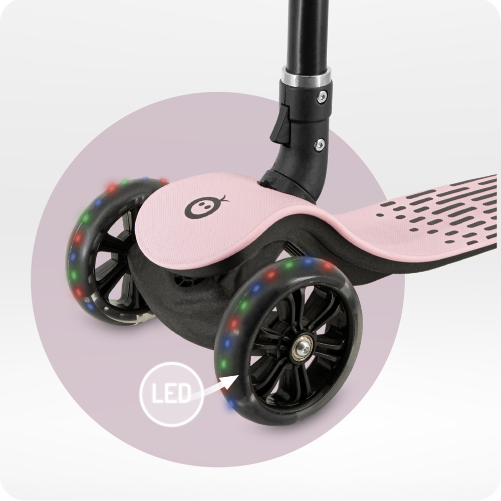 Momi San Roz - Trotineta Pliabilă LED - imagine 5