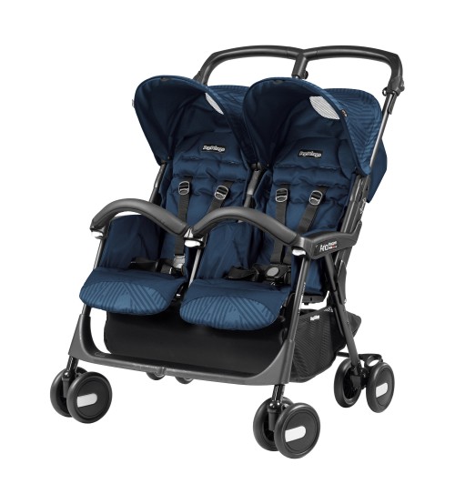 Carucior Peg Perego Aria Twin Navy, Gemeni