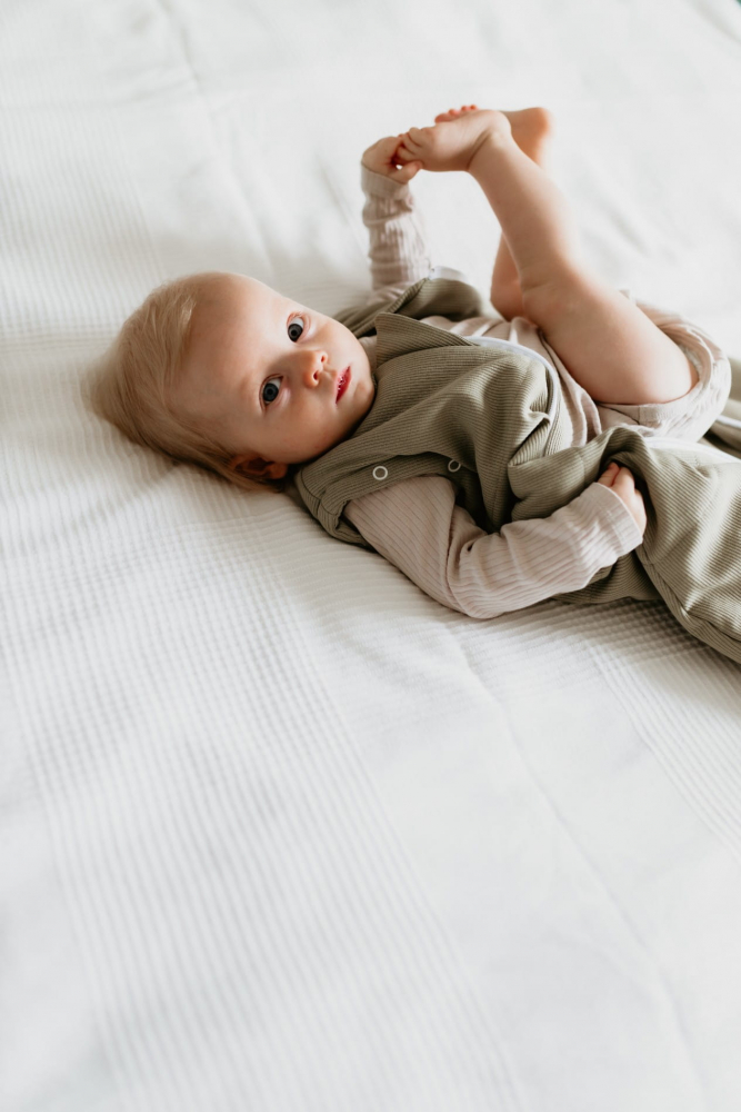 Sac Dormit Swaddle Gri Nor Pufos 2.5 Tog - imagine 2