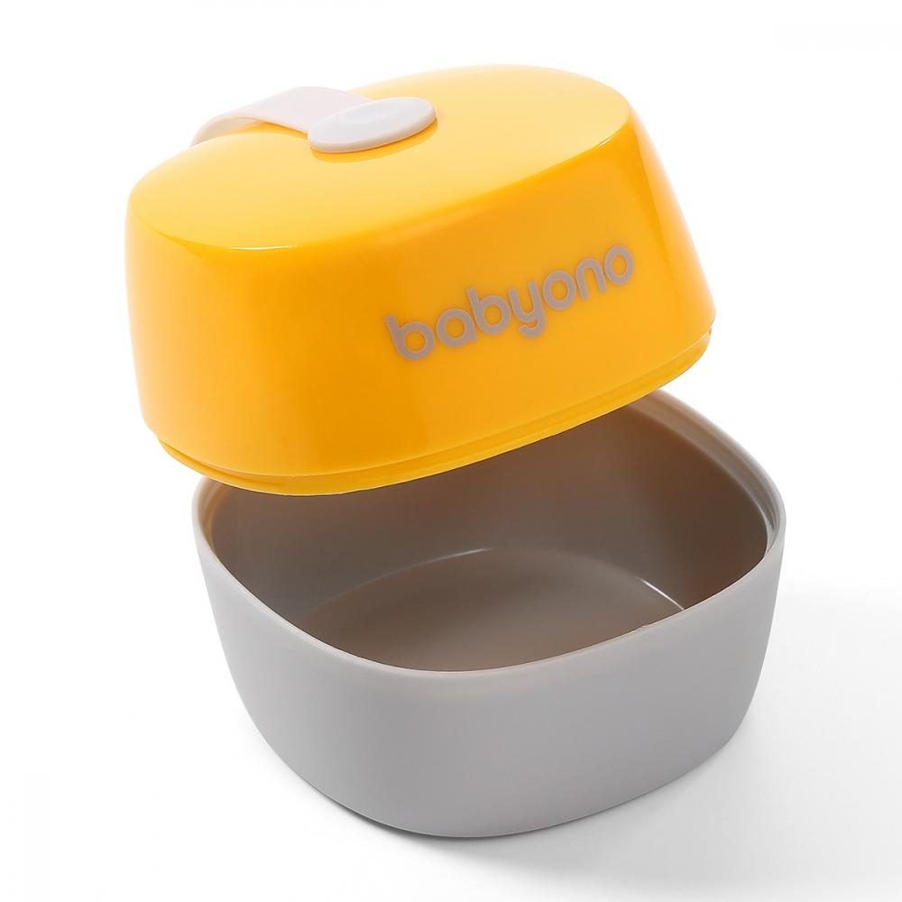 Cutie Suzetă Babyono Portocaliu | Protecție Igienică