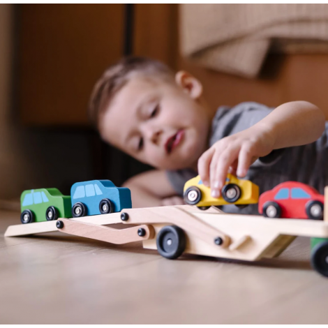 Camion Transportor Melissa & Doug, Jucarie Educativa - imagine 4
