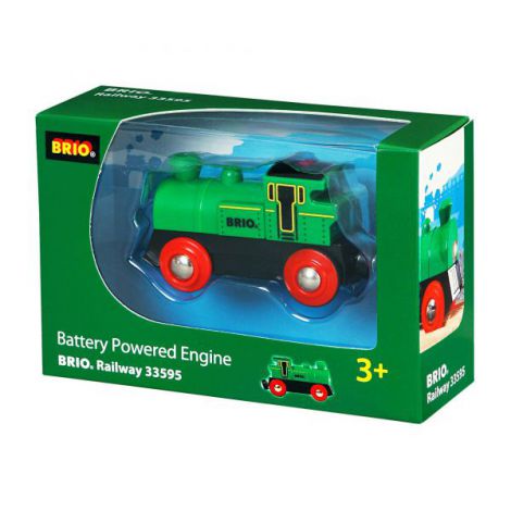 Locomotiva Verde cu Baterii BRIO 33595