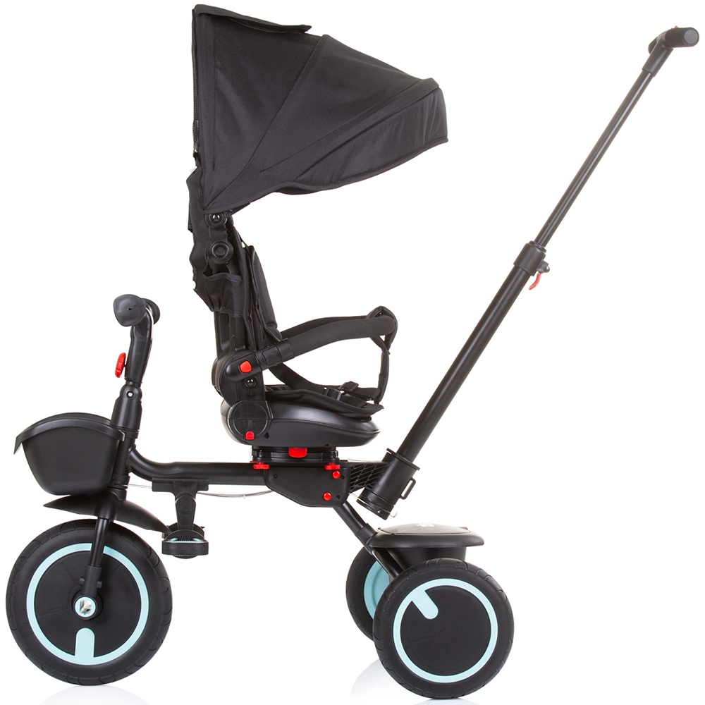 Tricicleta Chipolino Quick Fold Ebony, Pliabila, Sezut Reversibil - imagine 4