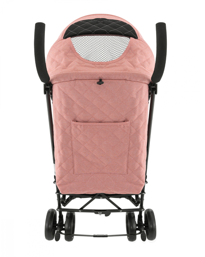 Carucior KikkaBoo Beetle Pink, Pliere Umbrela, Usor - imagine 5
