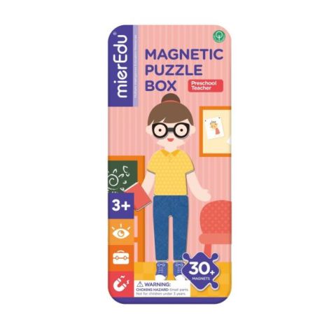 Puzzle Magnetic Mieredu Educatoare - Joc Creativ - imagine 4