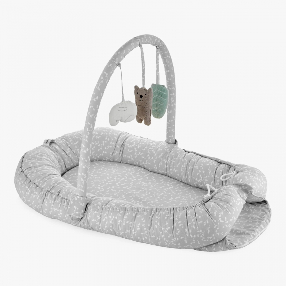 Salteluta Baby Nest Babyjem Gri | Somn Sigur