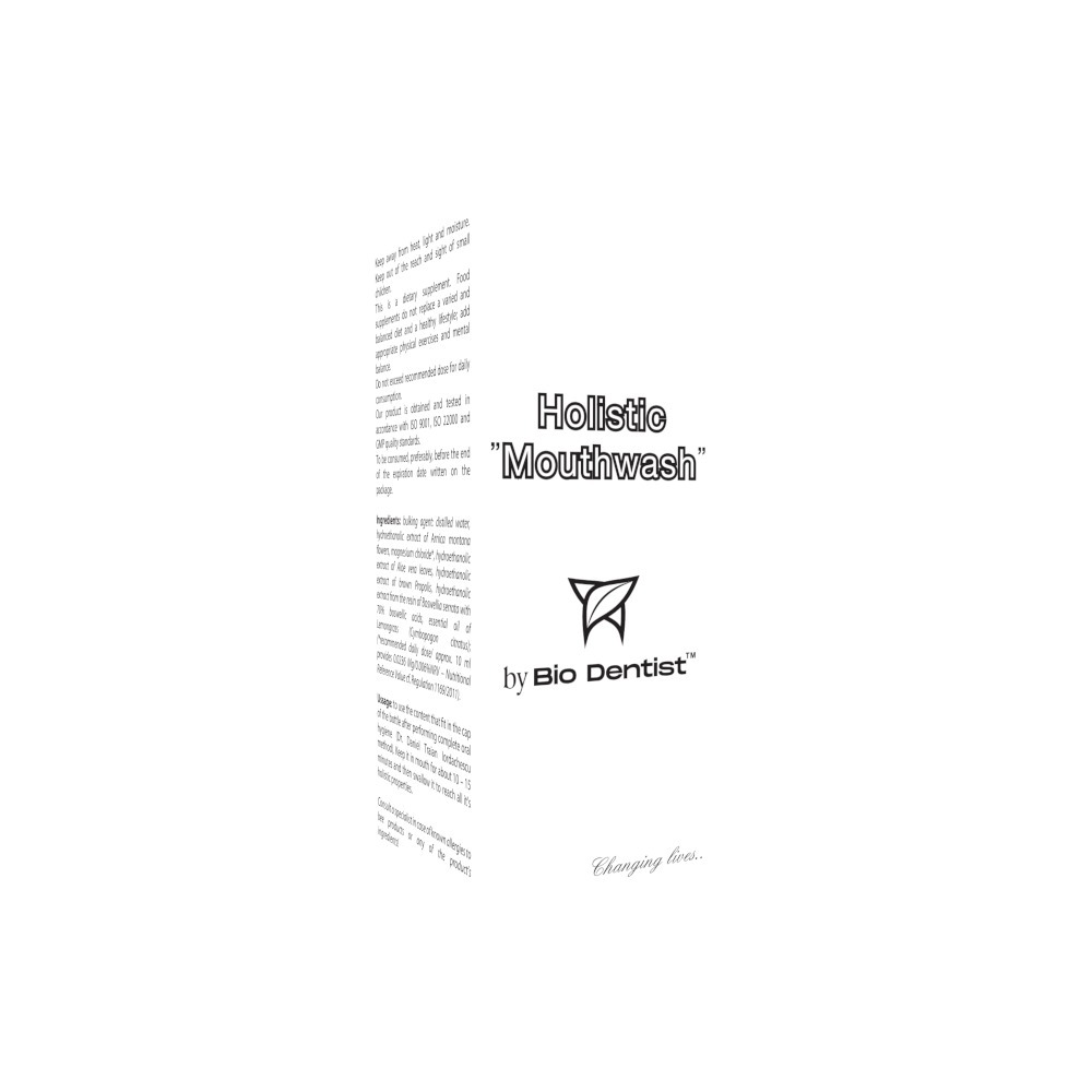 Apa de gură Bio Dentist Holistic 100ml Naturală
