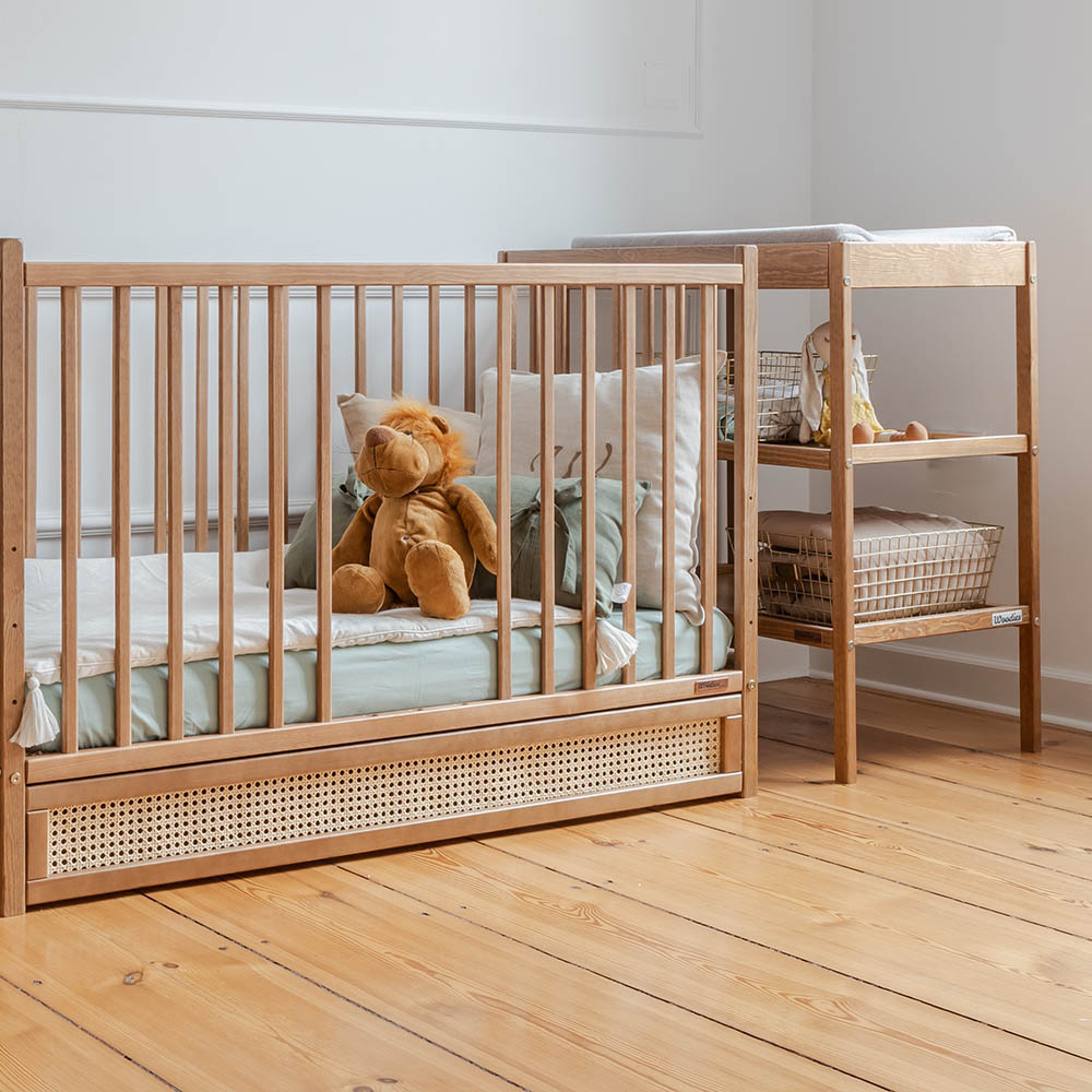 Patut Woodies Safe Dreams 120x60 Boho cu Sertar - imagine 2