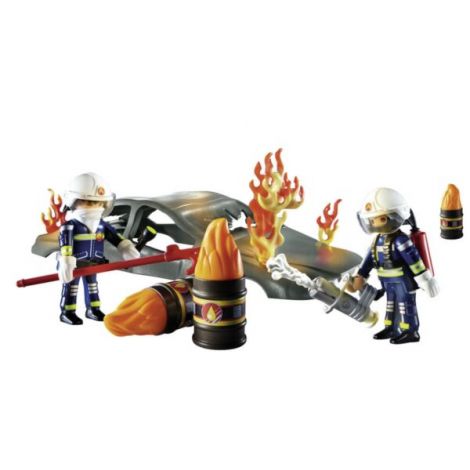 Playmobil Exerciții de Foc - Antrenament Pompieri - imagine 4