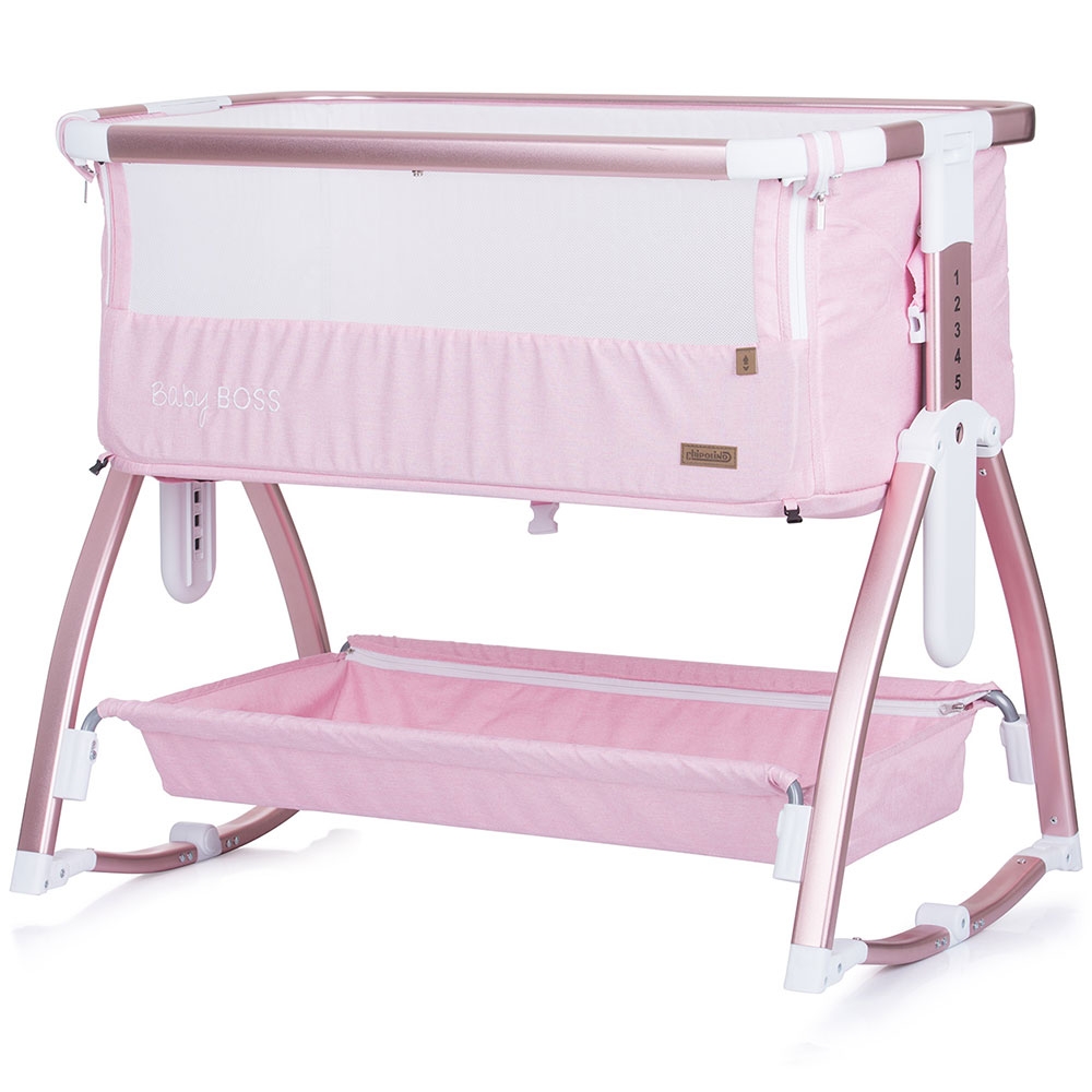 Patut Co-Sleeper Chipolino Baby Boss Blush - imagine 6