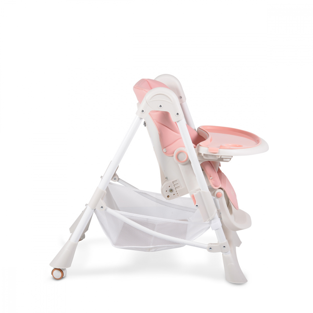 Scaun de masa Moni Chocolate Pink, Confortabil si Stabil - imagine 2