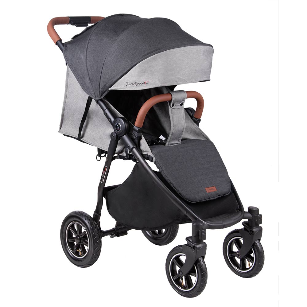 Carucior Sport Coletto Nevia Grey, Usor si Rezistent