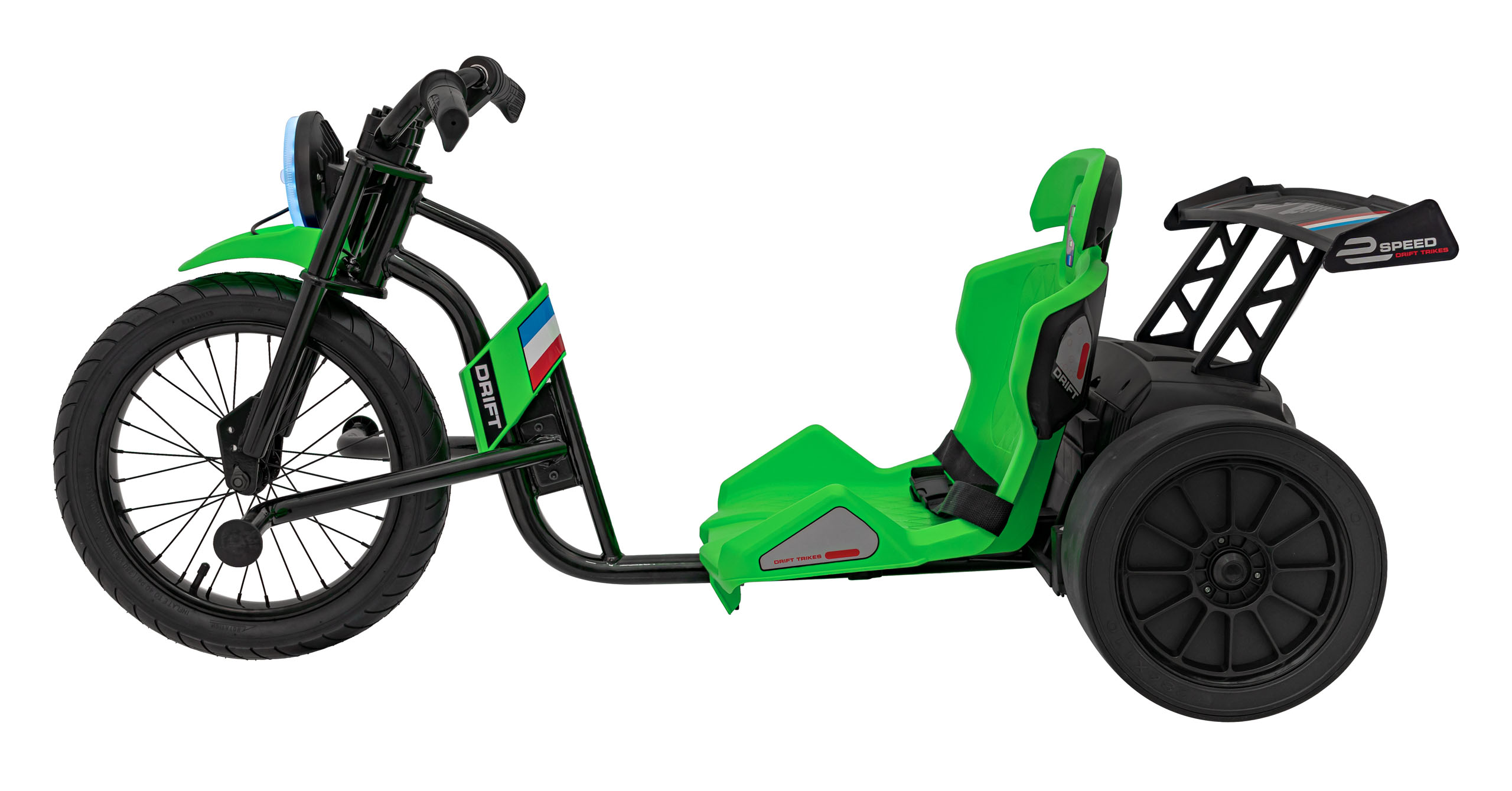Drift Bike Electric 24V 500W Verde Autokids - imagine 4