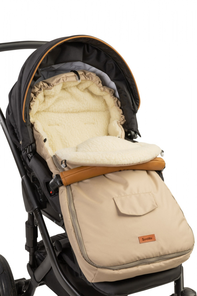 Sac Iarnă Lână Sensillo Cappuccino - imagine 2