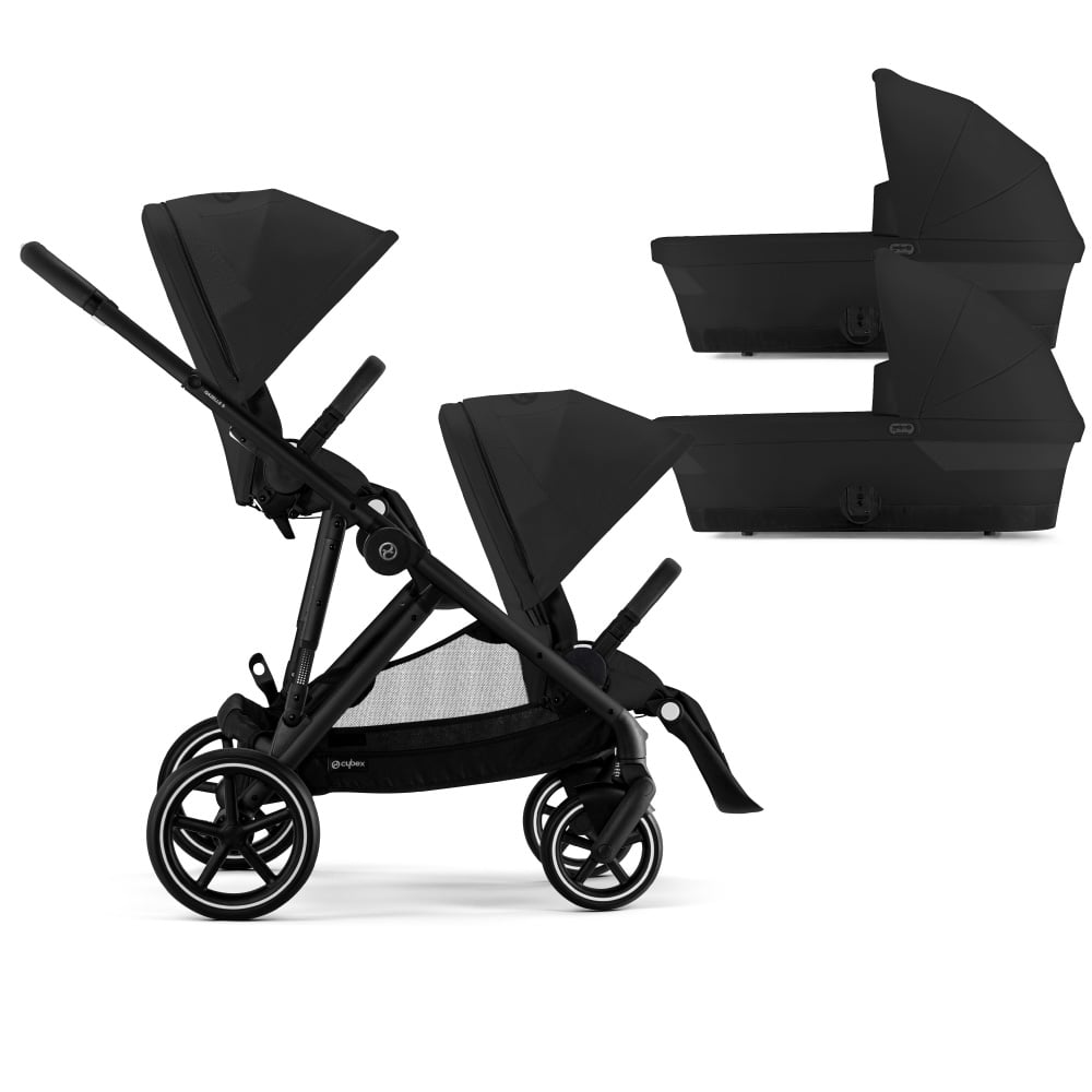 Carucior Gemeni Cybex Gazelle S Black Moon Modular