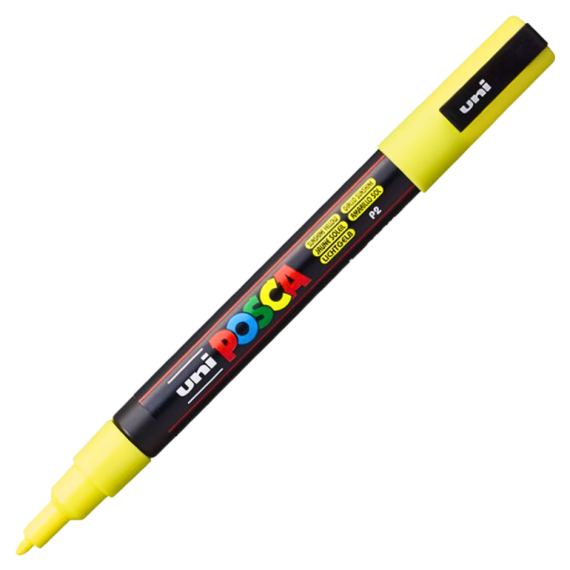 Marker Posca PC-3M Vopsea Apă 0.9-1.3 mm Galben