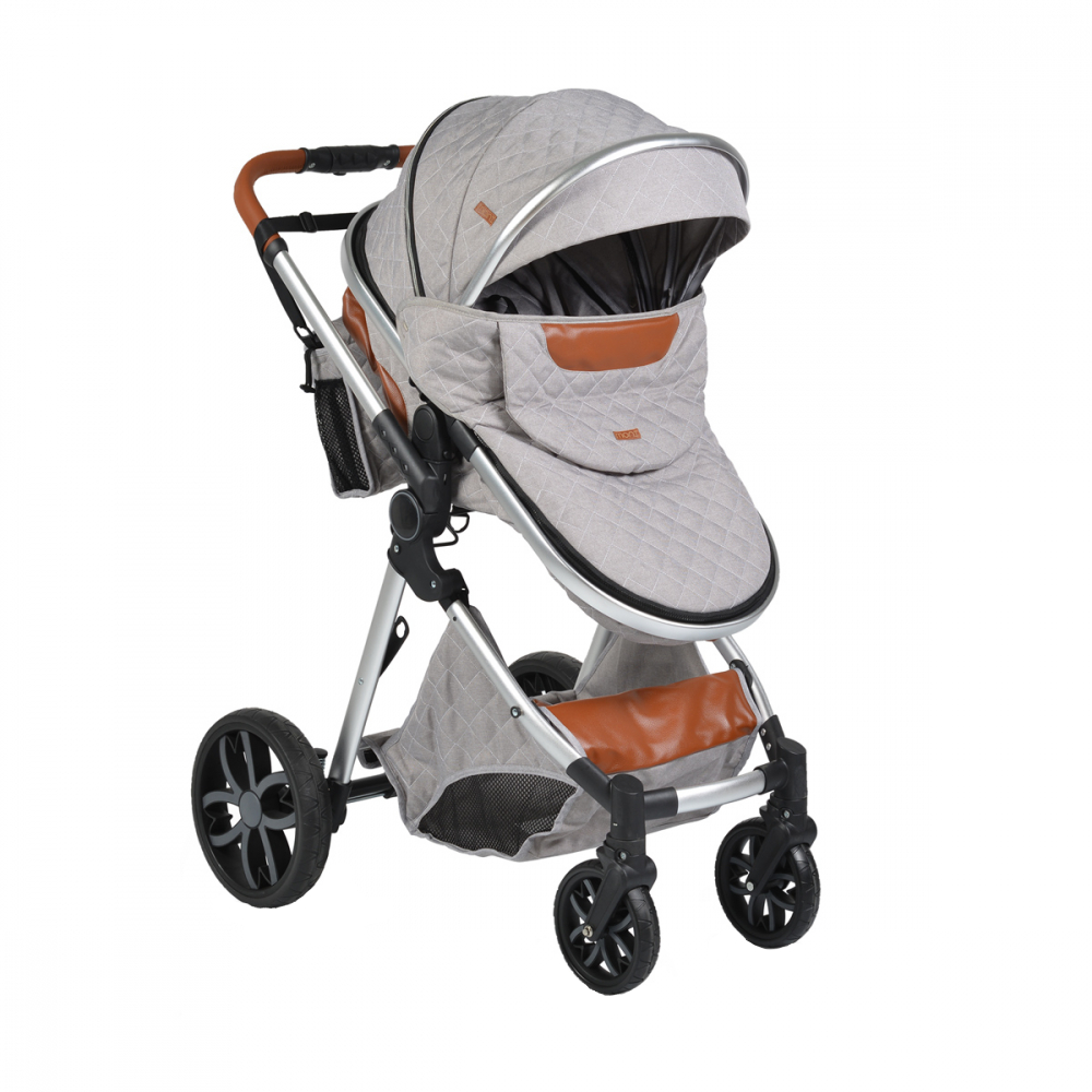 Moni Alma 2in1 Grey Transformabil, Aluminiu - imagine 6