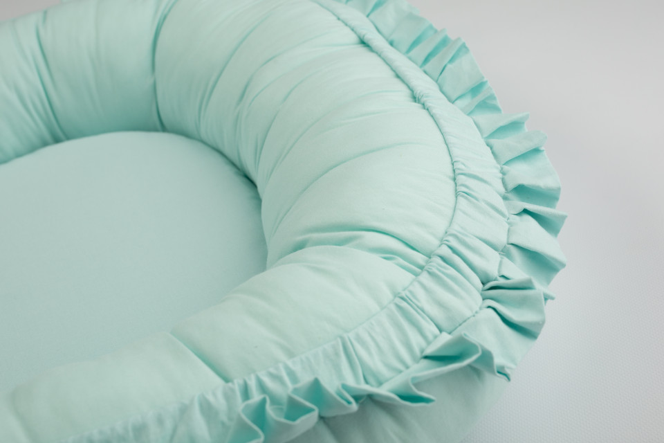 Babynest Mint Ruffle Maradalia | Confort Sigur - imagine 2