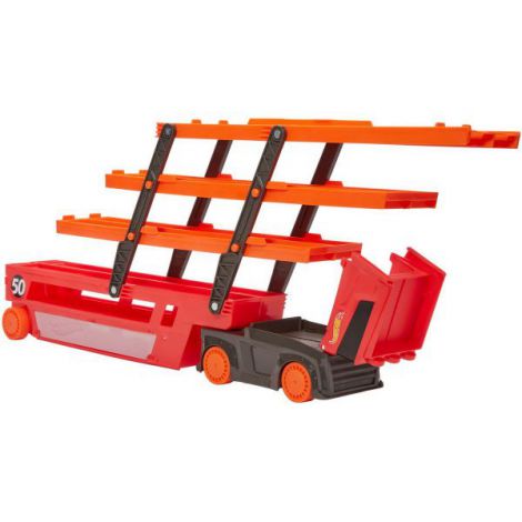 Hot Wheels Mega Transportator 50 Masini - Mattel - imagine 2