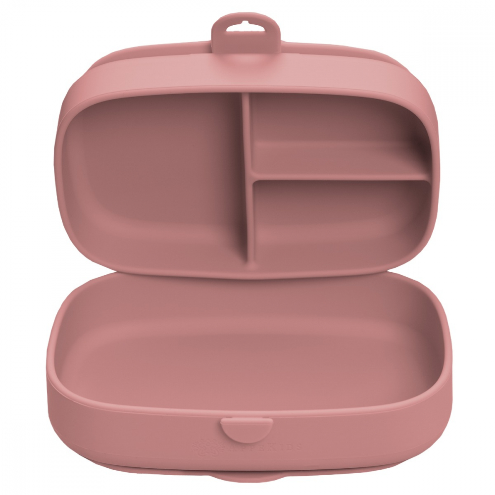 Caserola AppeKids Magic Box cu ventuza Old Rose - imagine 6
