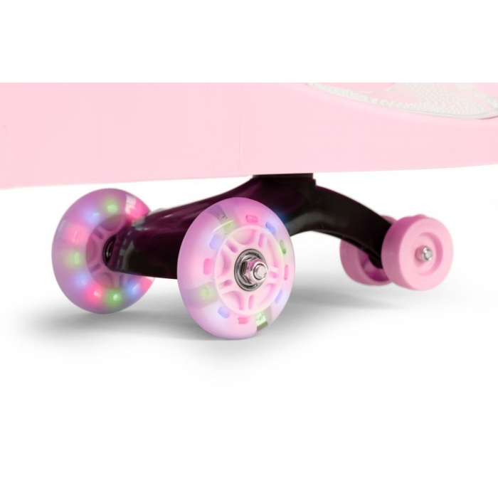 PlasmaCar Ecotoys Pink, Roti LED, Sarcina 120kg - imagine 2