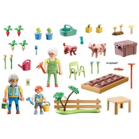 Playmobil Grădina cu Bunici | Joc de Rol în Natură - imagine 5