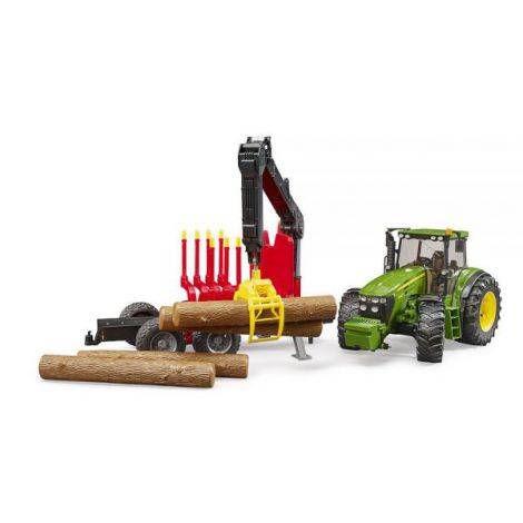 Tractor John Deere 7930 cu Remorcă Forestieră Bruder - imagine 2