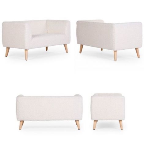 Canapea Teddy Childhome - Confort pentru 2 copii - imagine 3