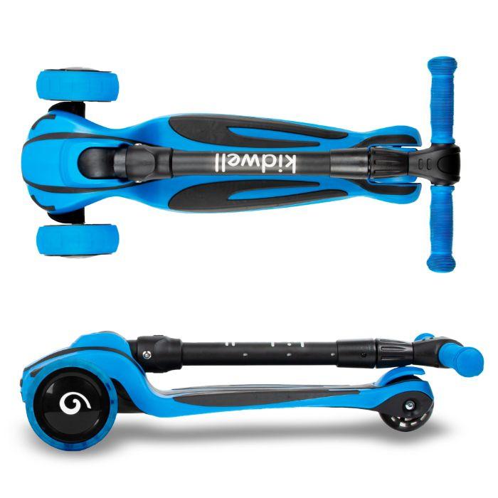 Trotineta Kidwell Jax Albastră LED, Pliabilă, 3-12 Ani - imagine 4