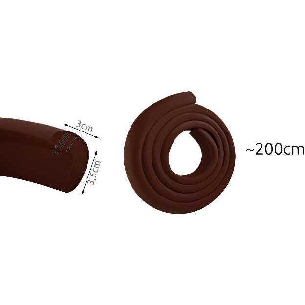 Rola protecție Iso Trade, maro, 2 m - imagine 2
