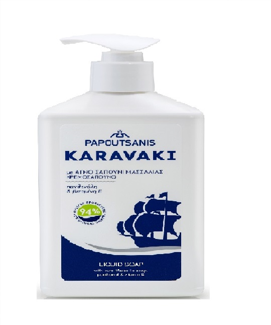Săpun lichid Karavaki Classic, 330 ml, cu Vitamina E