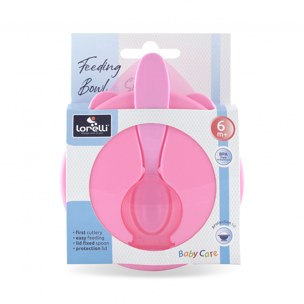 Set castron cu capac Pink Lorelli - imagine 2
