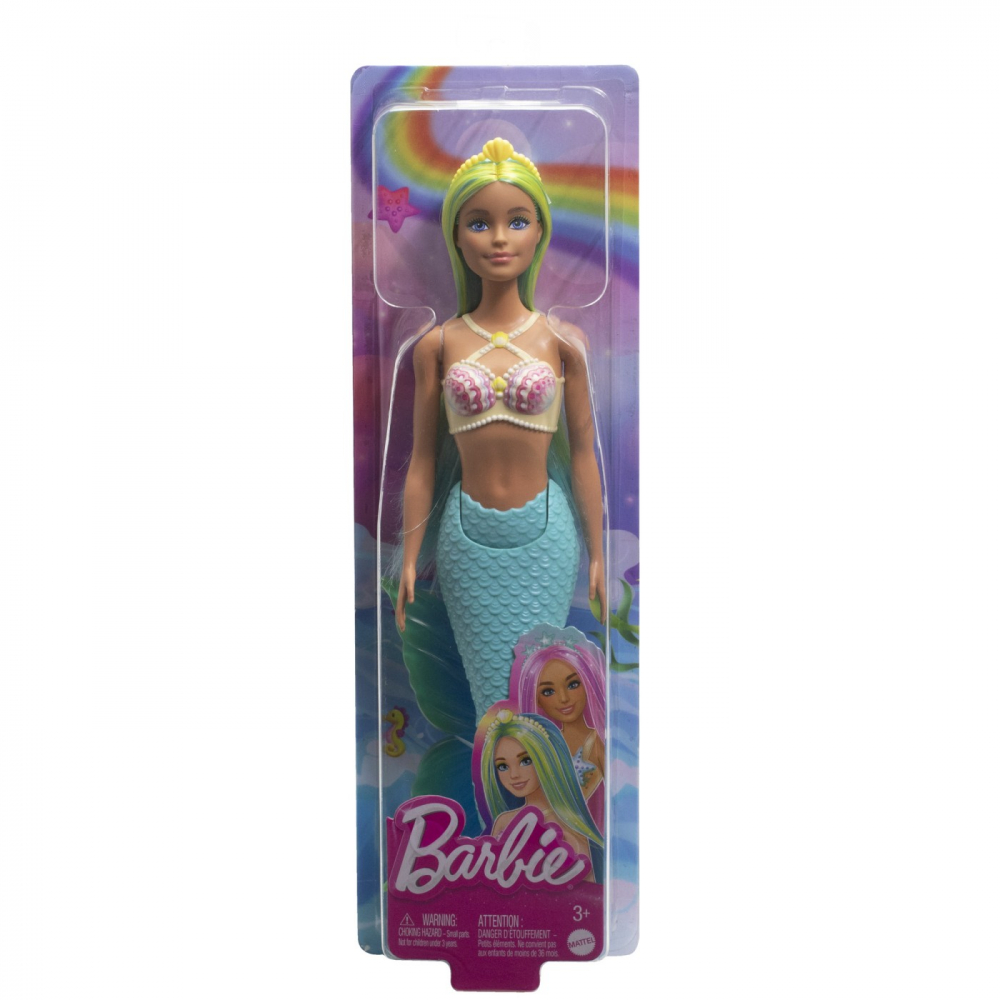 Papusa Barbie Sirena Dreamtropia Mattel