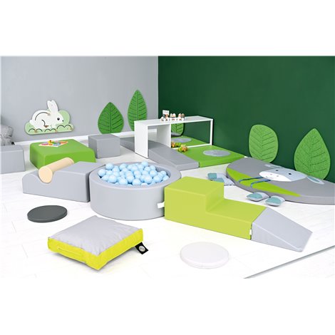 Set Motricitate Blue Moje Bambino Piscină Bile - imagine 4