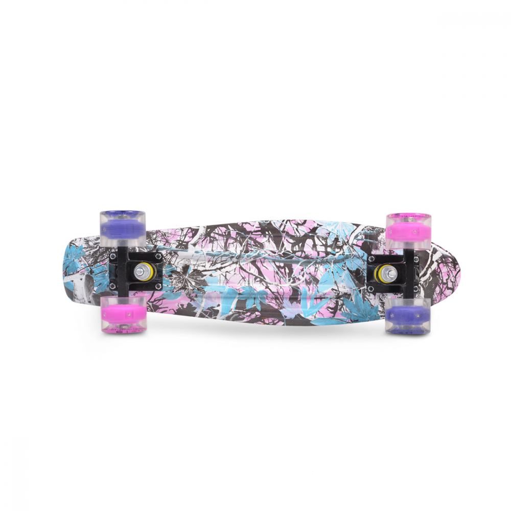 Moni Skateboard LED Pink - Bază Antiderapantă - imagine 2