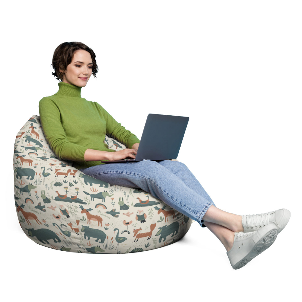 Husă Bean Bag Para XL Updeco Urși și Cerbi - imagine 5
