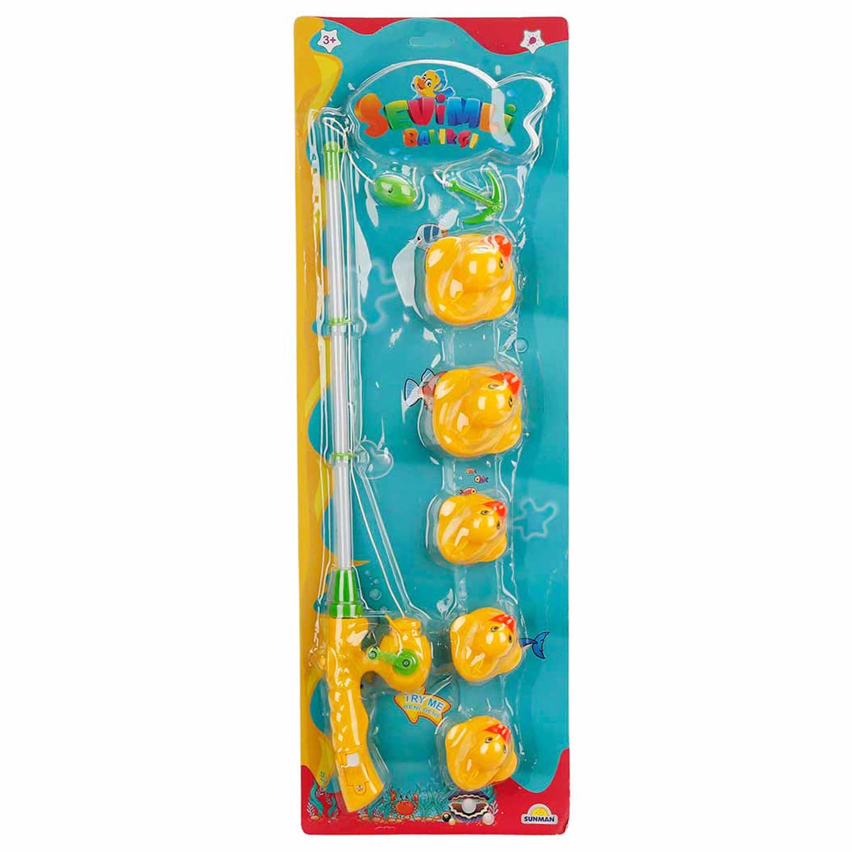 Set Undita Pescuit cu Lumini si Ratuste Sunman