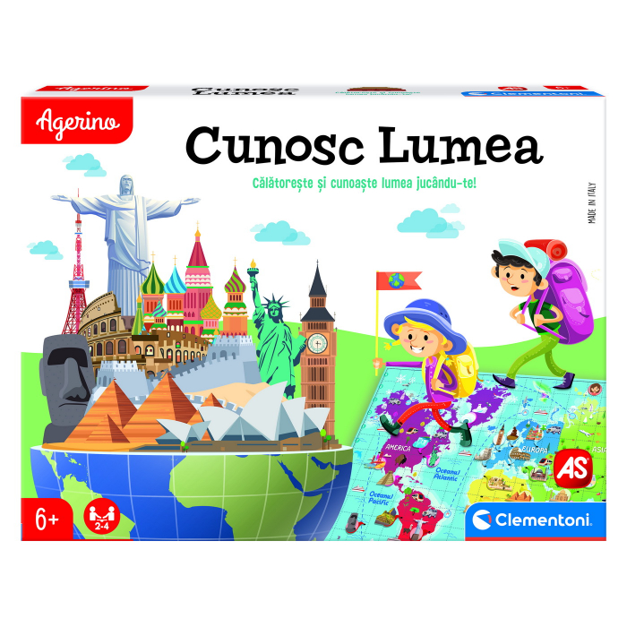 Clementoni AGERINO - Joc educativ Cunosc Lumea