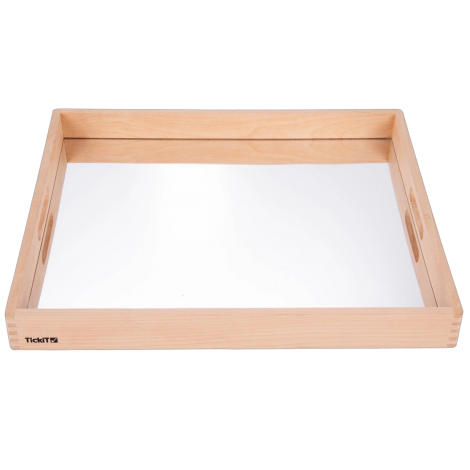Tavă senzorială Tickit cu oglindă - Joc educativ