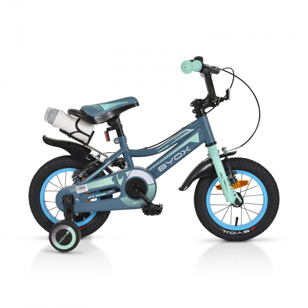 Bicicleta Byox Prince 12 inch, Grey, 3-4 ani