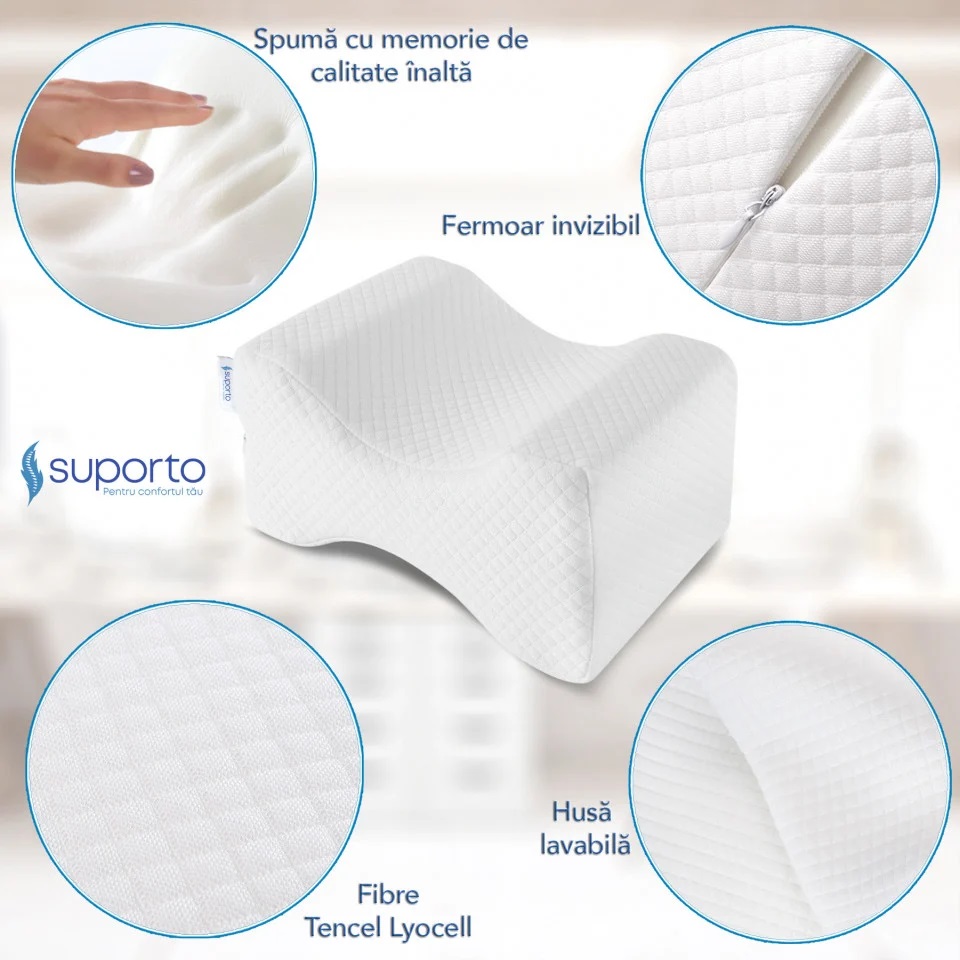 Set Perne Memorie Suporto | Somn Odihnit Copii 12-16 ani - imagine 3