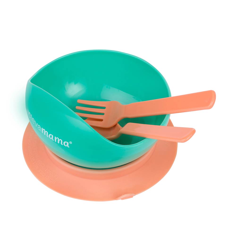 Set Bol cu Ventuza și Tacâmuri Clevamama - imagine 5