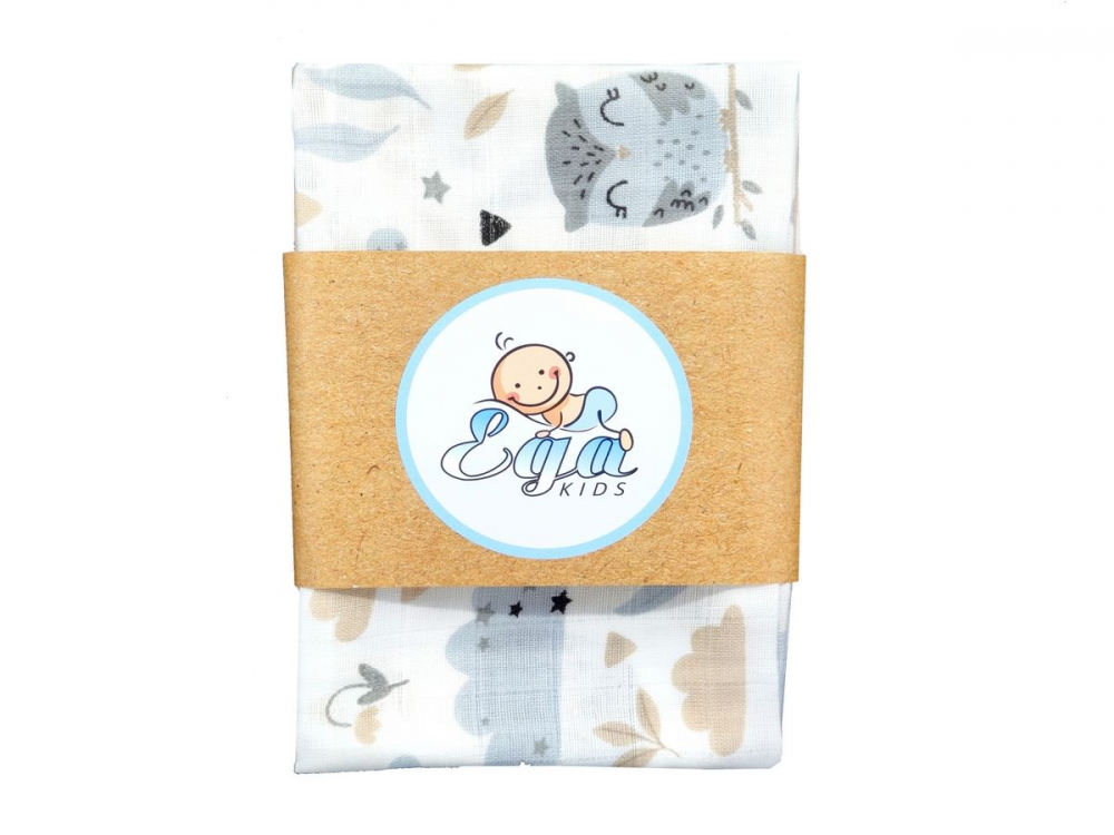 Set 5 batistute bumbac Egakids Pastel - imagine 2