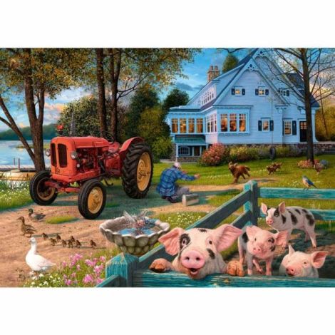 Ravensburger Puzzle Viata la Tara 300 Piese Mari - imagine 3