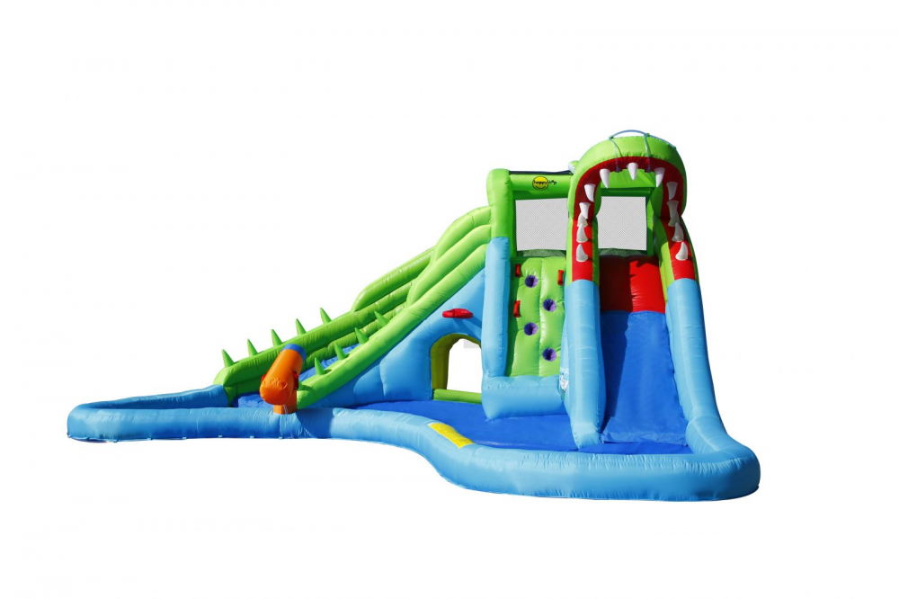 Saltea Gonflabilă Crocodil Happy hop cu Tobogane - imagine 5