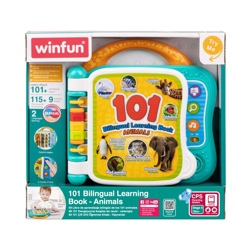 Carticica Bilingvă Animale Winfun